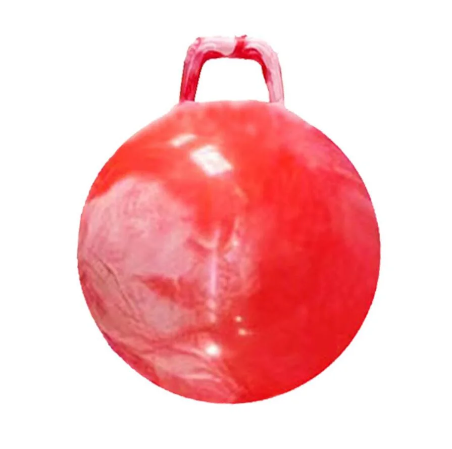 OEM New Style Inflatable PVC Jump Ball with Handle