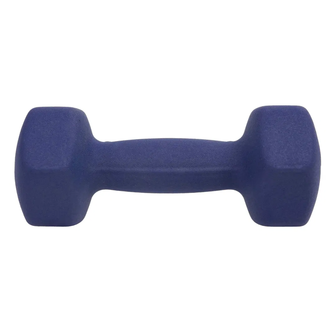 The Best Casting Iron PVC Dipping Mancuerna Gym or Home Use Free Weights Hex Dumbbell China Neoprene Coated Dumbbells