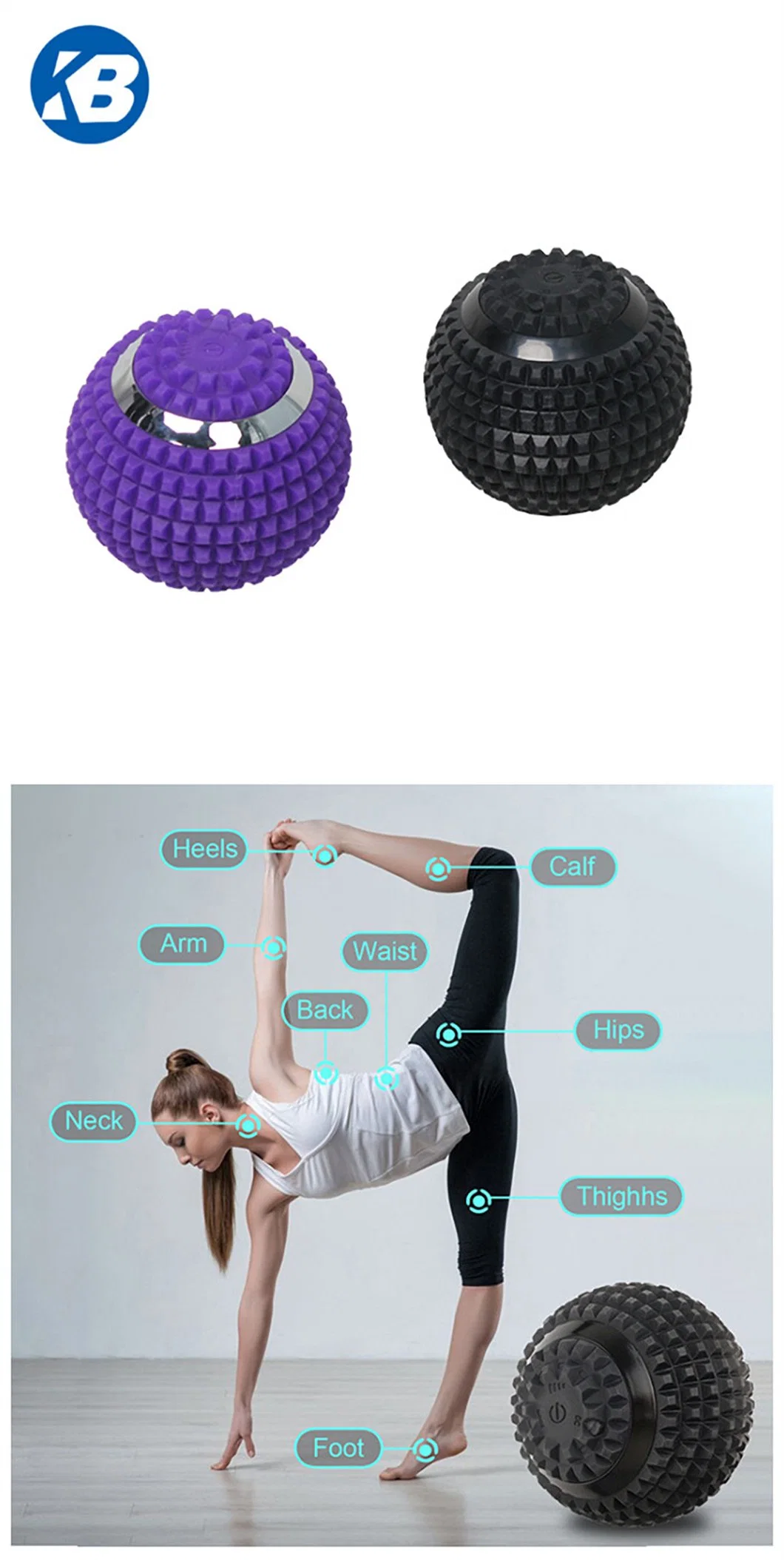 High Density Lacrosse Fascial Release Yoga Mini Rubber Therapy Massage Ball