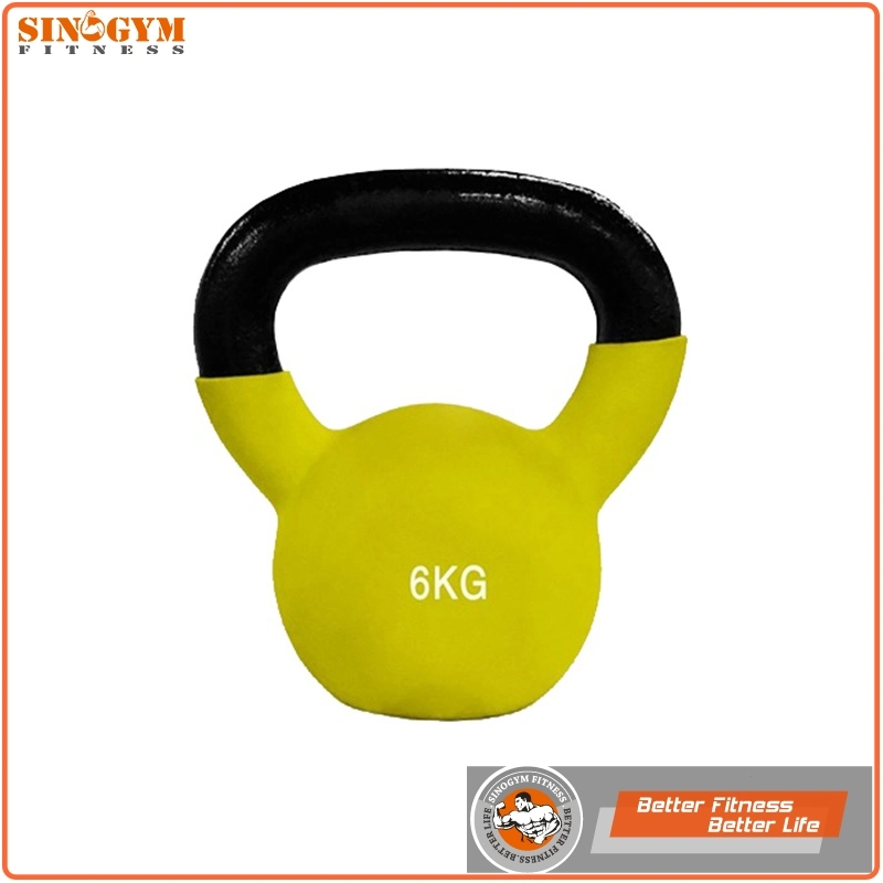 Neoprene Coated Solid Cast Iron Kettlebell