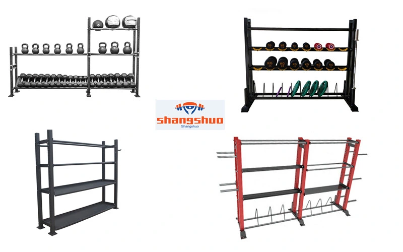 Commercial Multi Function Storage Gym Equipment Use Balance Trainers Medicine Slam Wall Balls Kettlebells Dumbbell Racks