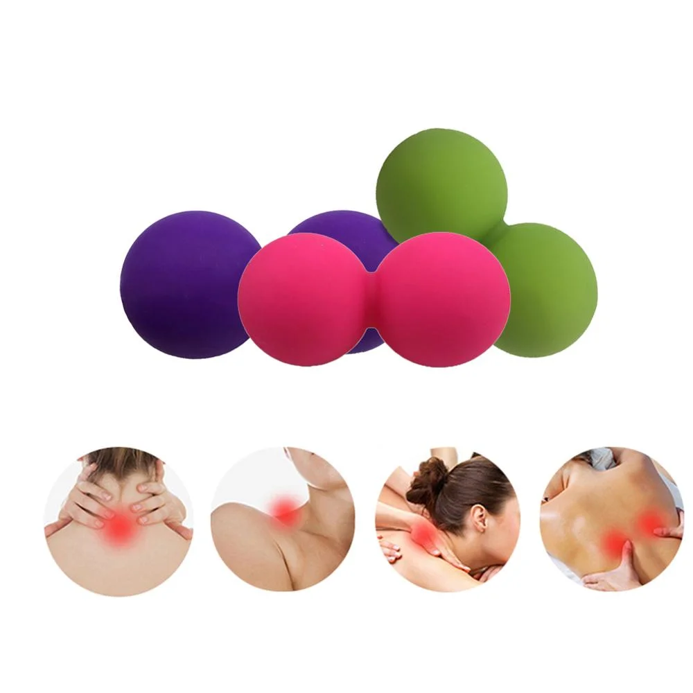Fitness Gym Ball Muscle Relax Silicone Lacrosse Peanut Massage Ball