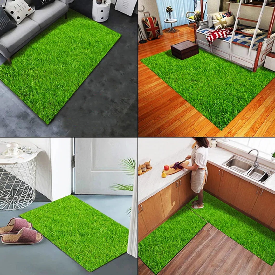 China Factory Portable Waterproof Fake Grass Dog Training Pads Reusable and Portable Trainer Tray Synthetic Artificial Turf Grass Carpet Mat for Pets