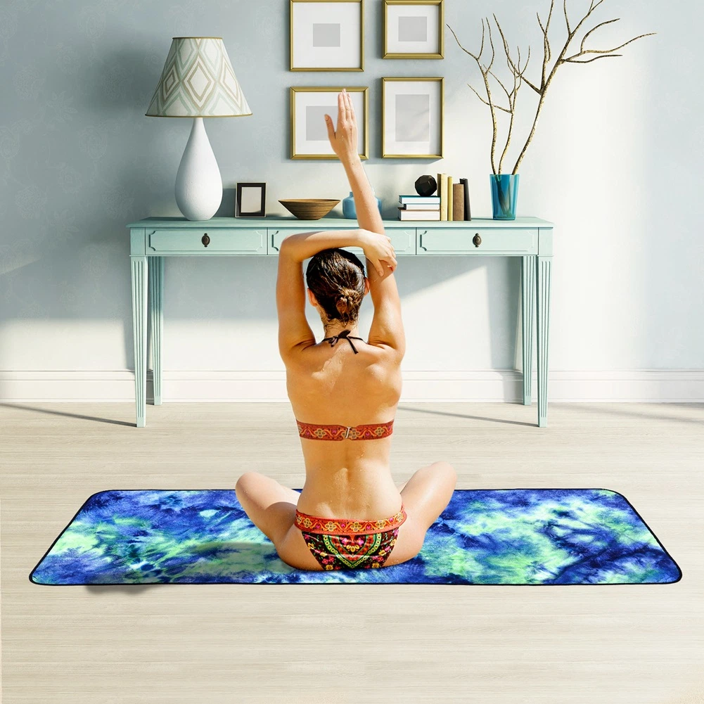 Non Slip Yoga Mat Cover Towel Anti Skid Microfiber Yoga Mat Size Shop Towels Pilates Blankets Fitness