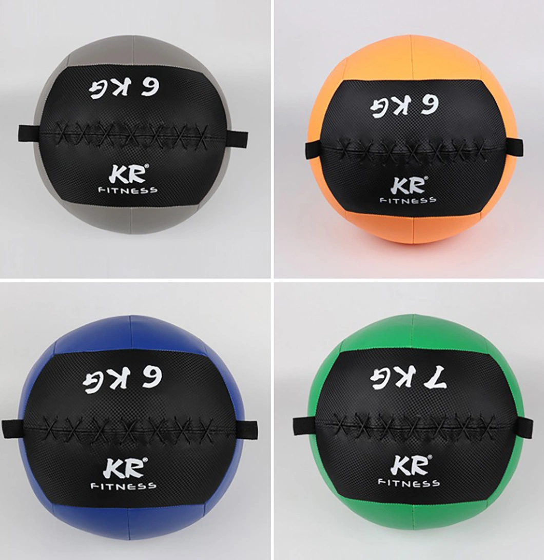 Economic PVC Leather Soft Medicine Wall Ball for Weight Training