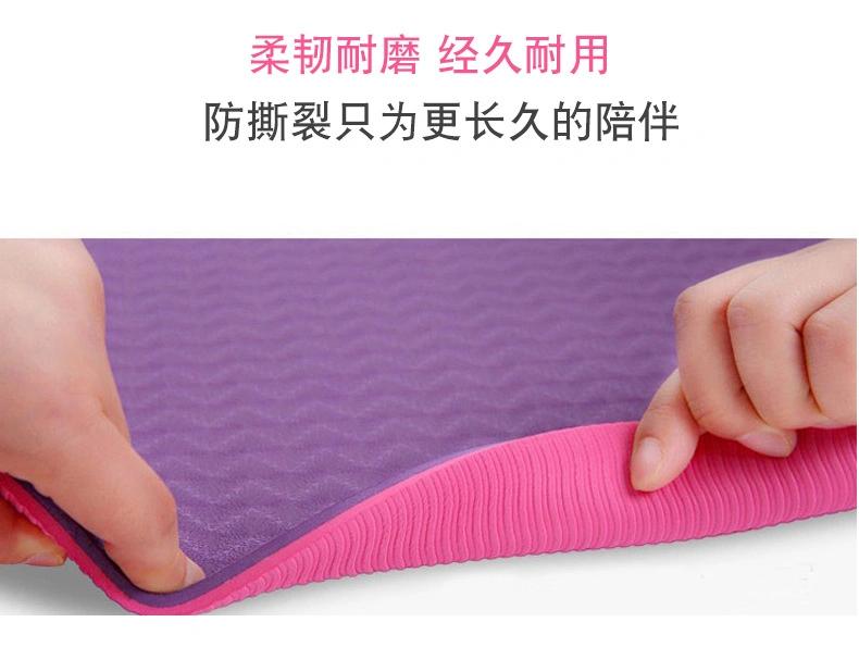 Moisture Resistant Cnatural Cork TPE Yoga Mat