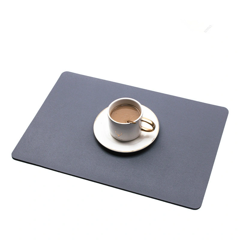 LFGB PVC Placemats Anti Slip Heat Resistance Vegan Leather Table Mat