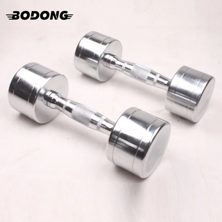 High Quality Weight Lifting Gym Power Dumbbell Set Cheap Chromed Plating Dumbbell