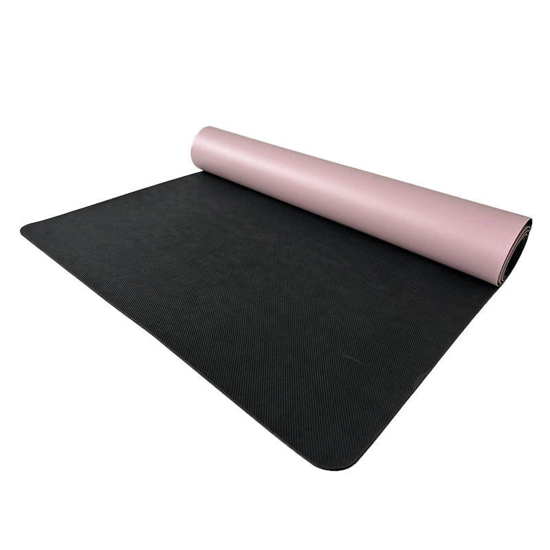 Anti-Slip Eco Friendly PU Leather Natural Rubber Yoga Mat Home Gym Mats