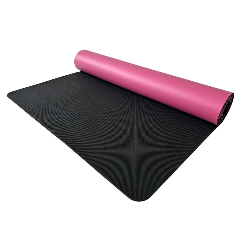 Anti-Slip Eco Friendly PU Leather Natural Rubber Yoga Mat Home Gym Mats