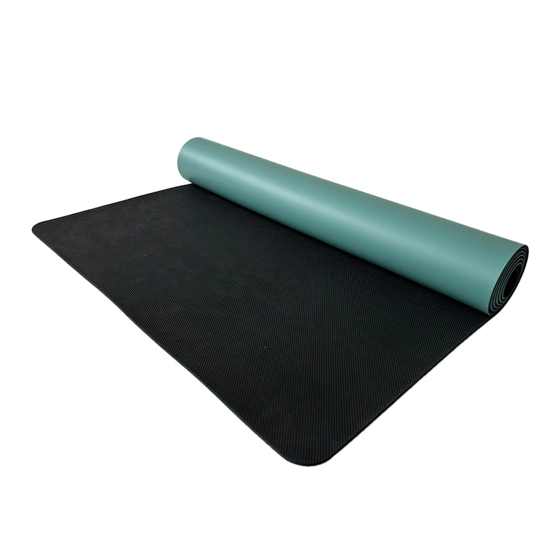 Anti-Slip Eco Friendly PU Leather Natural Rubber Yoga Mat Home Gym Mats