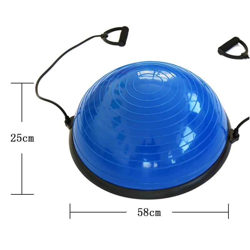 Senrui Fitness 58cm Exercise Stability Air Pump Anti Slip Yoga Half Balance Ball