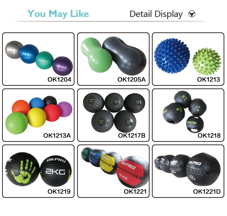 Okpro Bodybuilding Gym Exercise PVC Sand Slam Ball