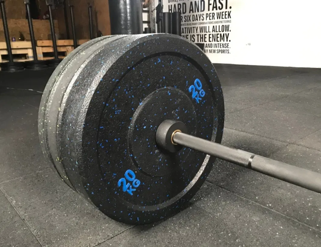 Rubber Barbell Bumper Weight Plates 2.5-25kgs