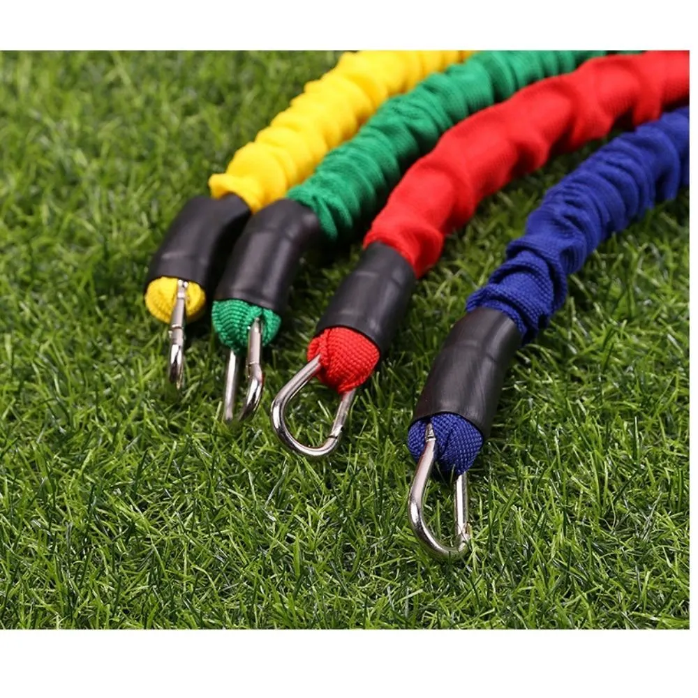 Sports Equipment with 5 Fitness Tubes Resistance Band Set Fitness Latex Elastic Rope Bl20010