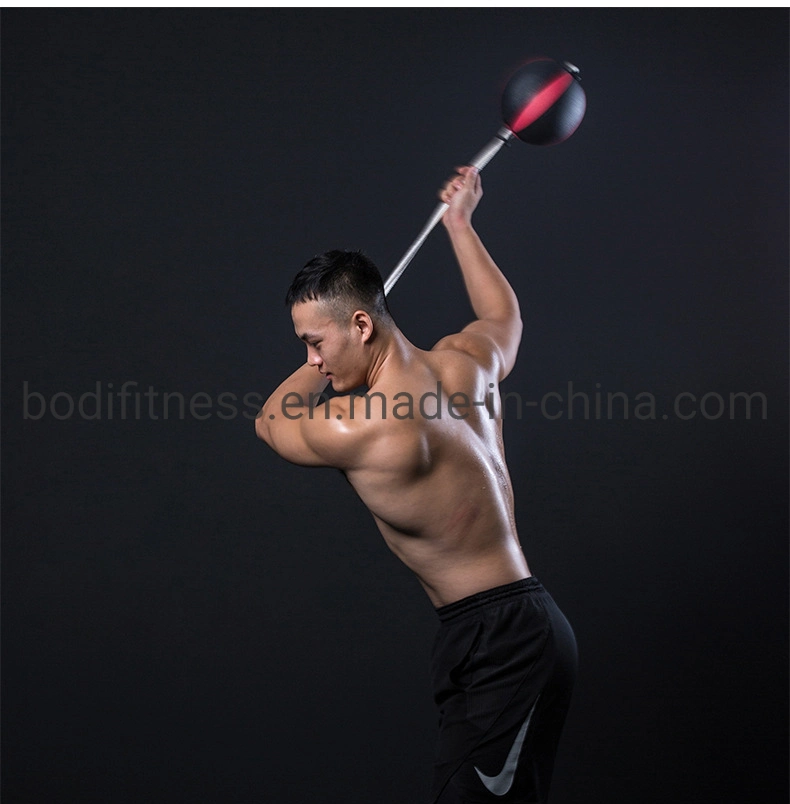 Gym Equipment Rubber Training Medicine Ball Fitness Tornado Ball with Rope