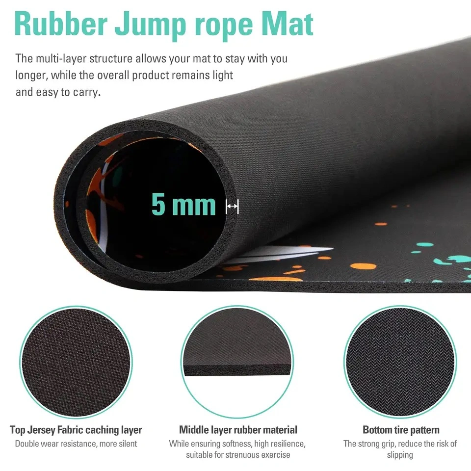 Jump Rope Indoor and Outdoor Cushioned Shock Absorbing Pads
