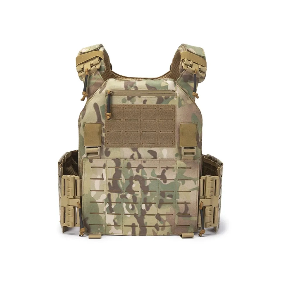 Tactical Vests Light Weight Tactical Armor Vest with Molle System in Black Vest Plate Carrier