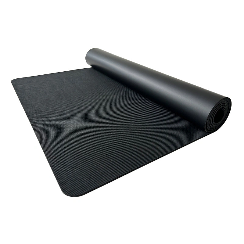 Anti-Slip Eco Friendly PU Leather Natural Rubber Yoga Mat Home Gym Mats