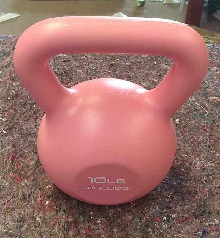 2021 Vinyl Coated Kettlebell for Home Gym Workout Strength Traning