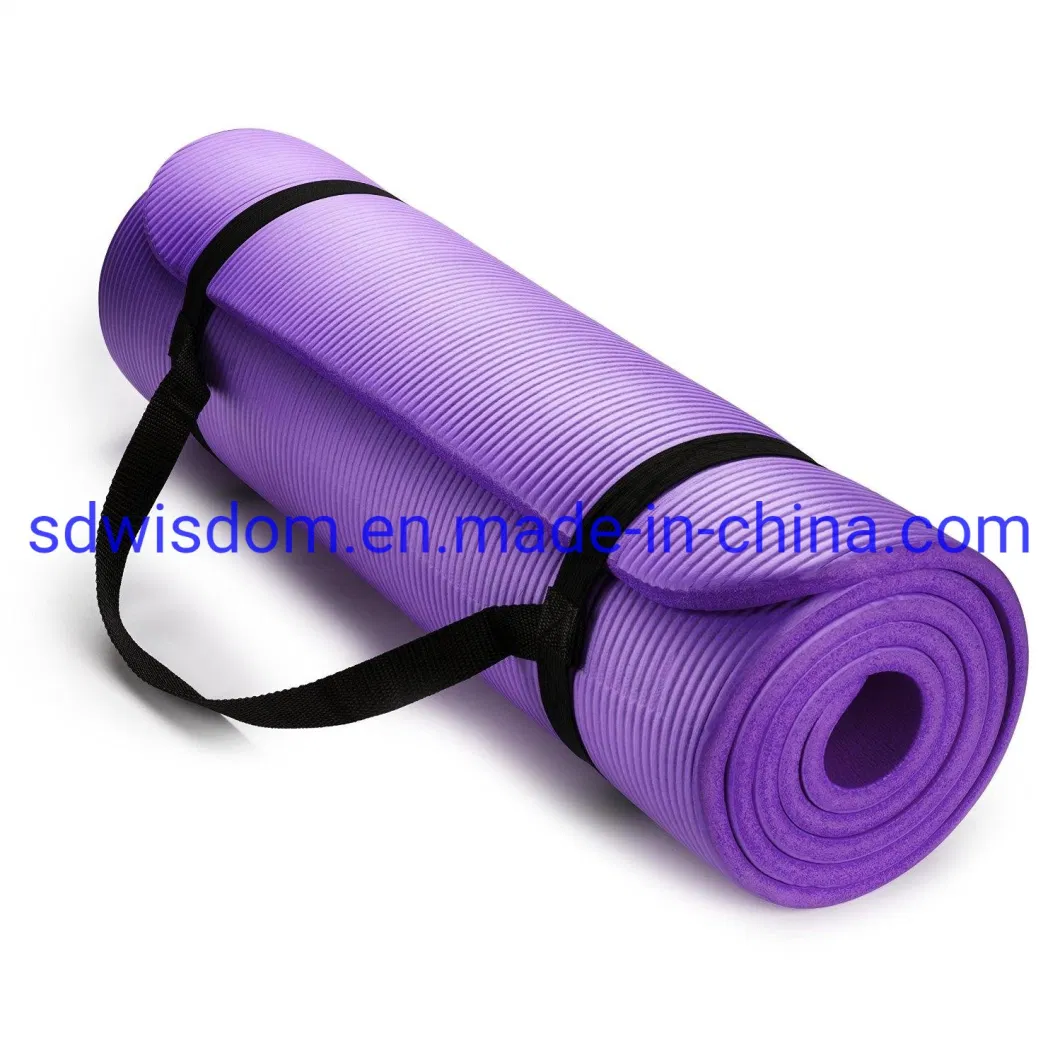 High Foaming Natural TPE Yoga Mat Gym Mats Custom Eco Friendly Anti Slip PU Natural Rubber Yoga Mat