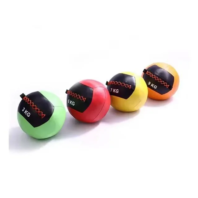 Gym Strength Training Balance Exercise PU Medicine Ball Wall Ball 5kg