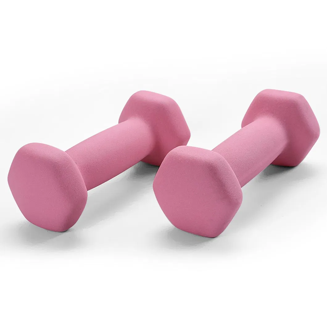 Gym Rubber Fitness Equipment Free Weight Fitness PU Urethane Set Dumbbell