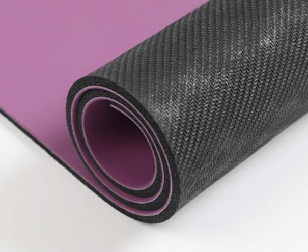 Eco Friendly Gym Custom Print Non Slip PU Yoga Mat 4mm 5mm Custom Natural Rubber PU Yoga Mat