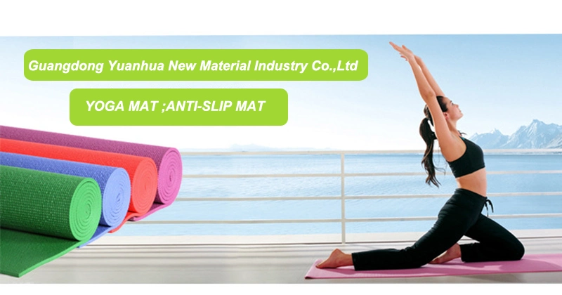 Hot Selling Wholesale OEM ODM Custom Printed Logo Exercise Fitness Non Slip Eco-Friendly PVC Yoga Mats for Home Gym