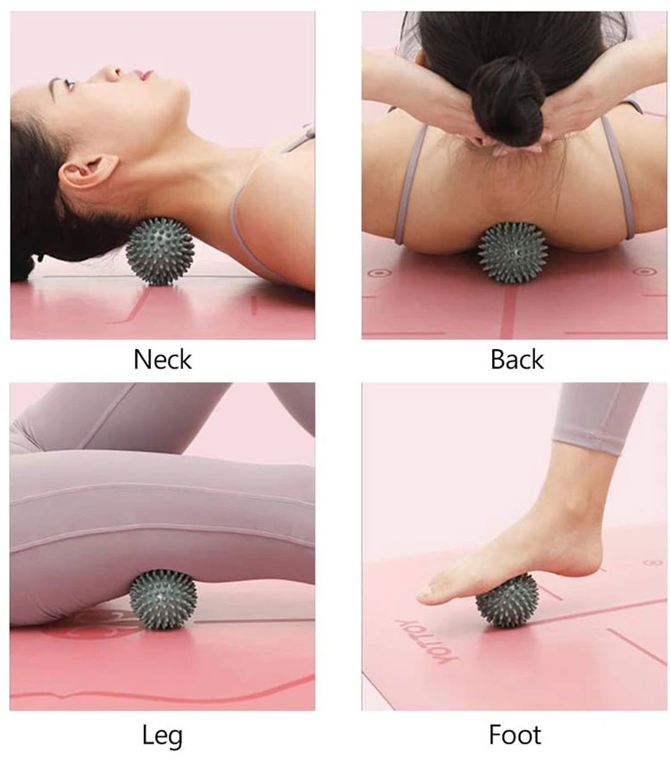 PVC Massage Ball Muscle Roller Soreness Hard for Hand Body Foot Deep Tissue Injury Recovery Training in Home &Gym
