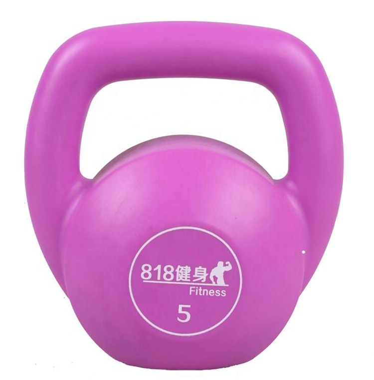 Gym Fitness Exercise Equipment Strength Power Training Manufacture Factory Price Colourful Cement Kettlebell