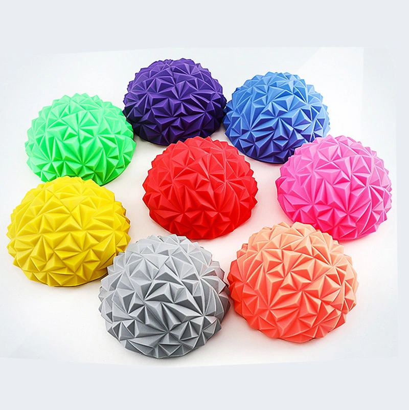 Pods Massage Ball Balancing Pods Polygonal Design Half Round Yoga Balance Massager Ball for Children and Adults Fitness Exercise Gym Bl13024