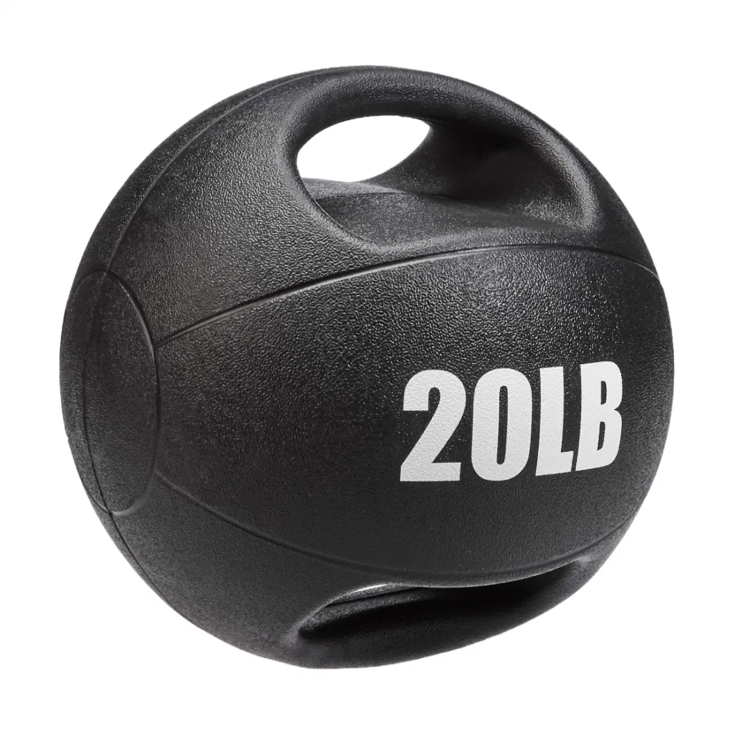 Two Handles Double Grip Medicine Ball with Handles Weight Ball Workout Gym Ball for Strength Exercises Balon Medicinal