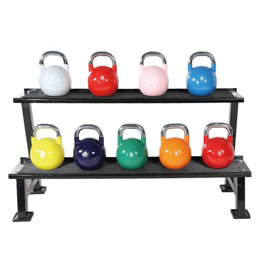 Private Label Fitness Equipment Home Gym Storage Rack for Dumbbell, Kettlebell, Plate, Medicine Ball/Wall Ball