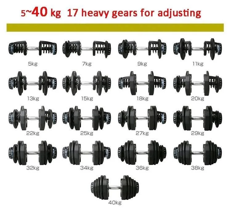 China Products/Suppliers. Home Gym Equipment 52lb /24kg Training Adjustable Dumbbell Set