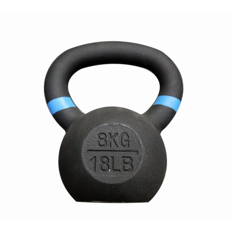 Wholesale Custom Logo High Quality Home Gym Equipment Powder Coated Cast Iron Kettlebell