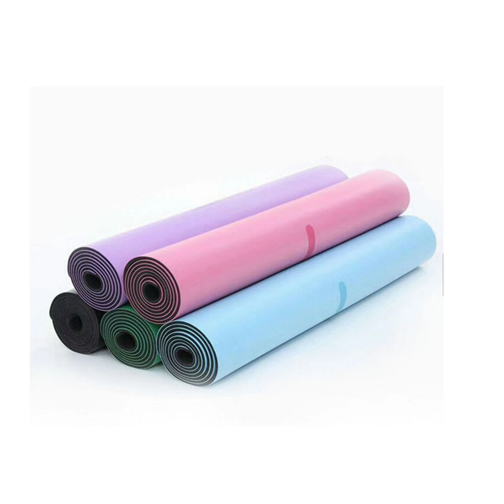 EVA TPE PVC Color Printed Rectangular Non-Slip Fitness Yoga Mat