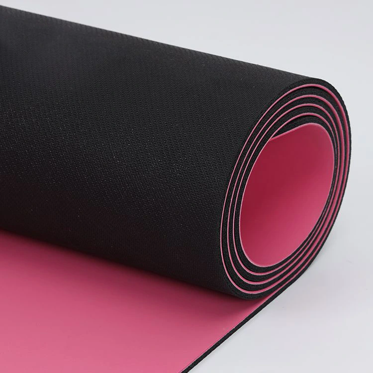 EVA TPE PVC Color Printed Rectangular Non-Slip Fitness Yoga Mat