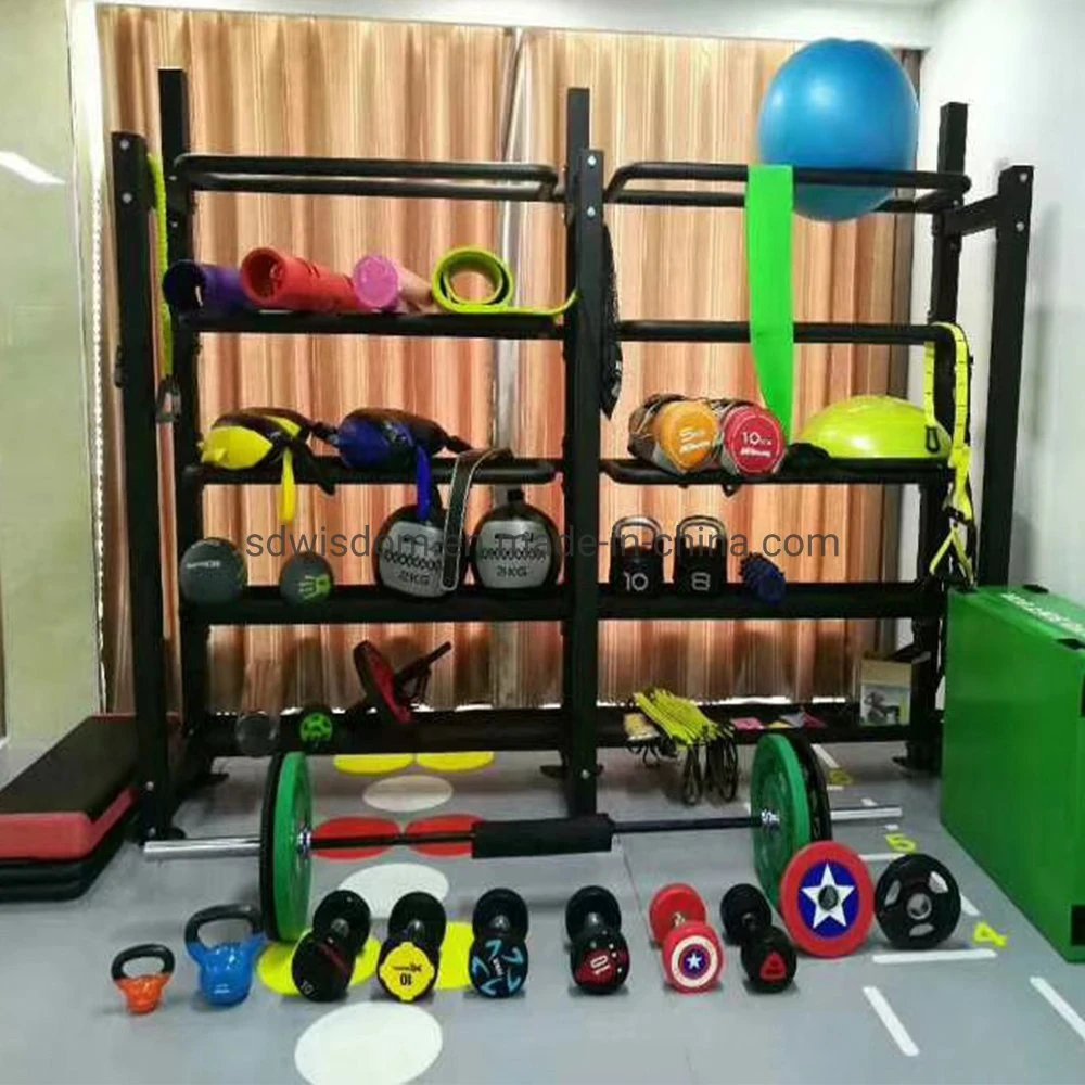 Gym Equipment Home Cross Fit Equipment Multi Storage Rack Barbell Plate Dumbbell Kettlebell Rack for Gym Accessories