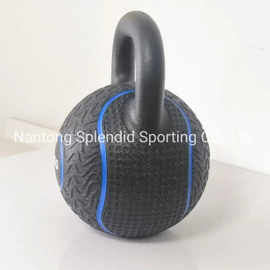 Fitness Gym Equipment Steel Competition Kettlebell Powder Rubber Colorful Coated Kettlebell