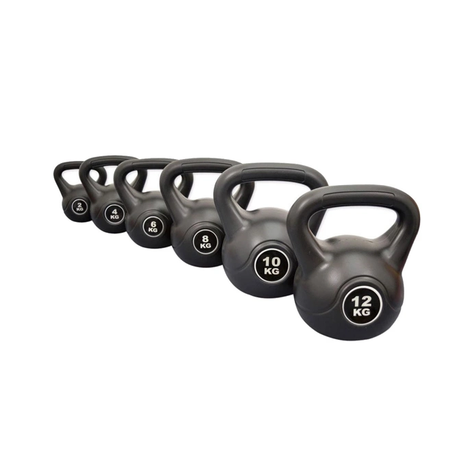 Dual Color Cement Plastic Kettlebell