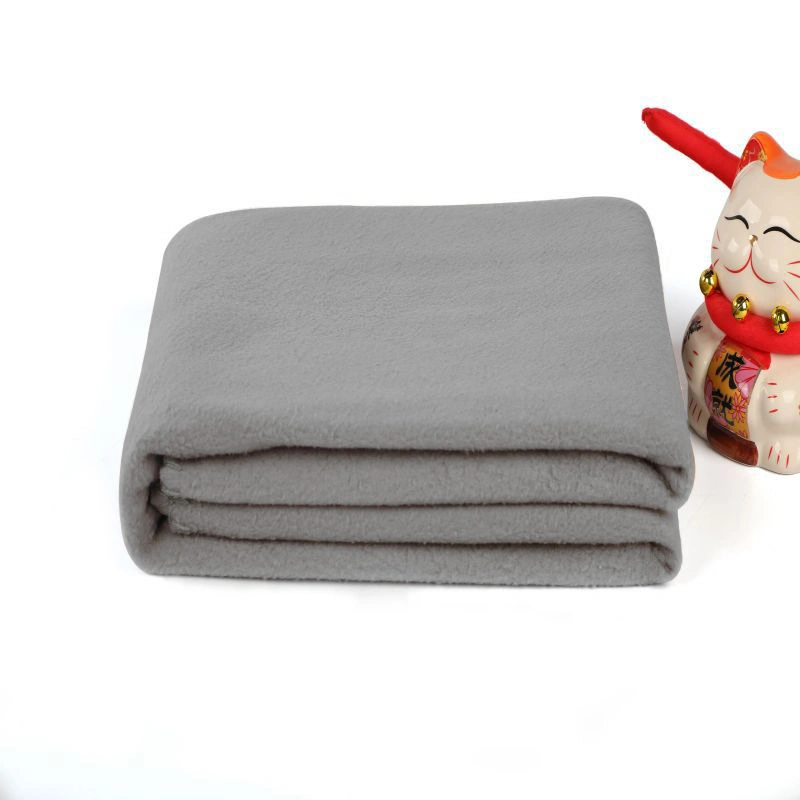 Wholesale of New Solid Colored Fleece Yoga Blankets Stock Blanket Custom Logo