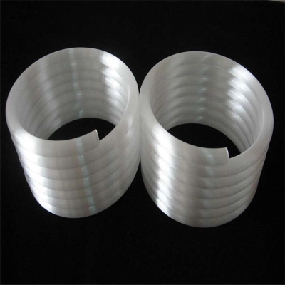 Heat Resistance High Purity Customize Opaque Helical Fused Silica Tubing Milky White Helix Quartz Glass Tube