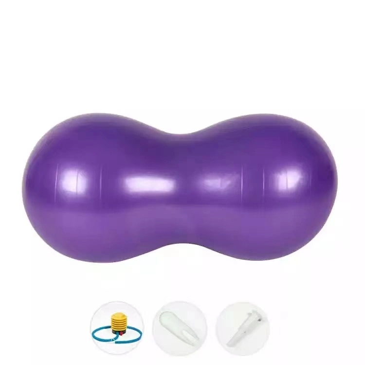 Home Gym Peanut Shape Yoga Massage Ball with Pump