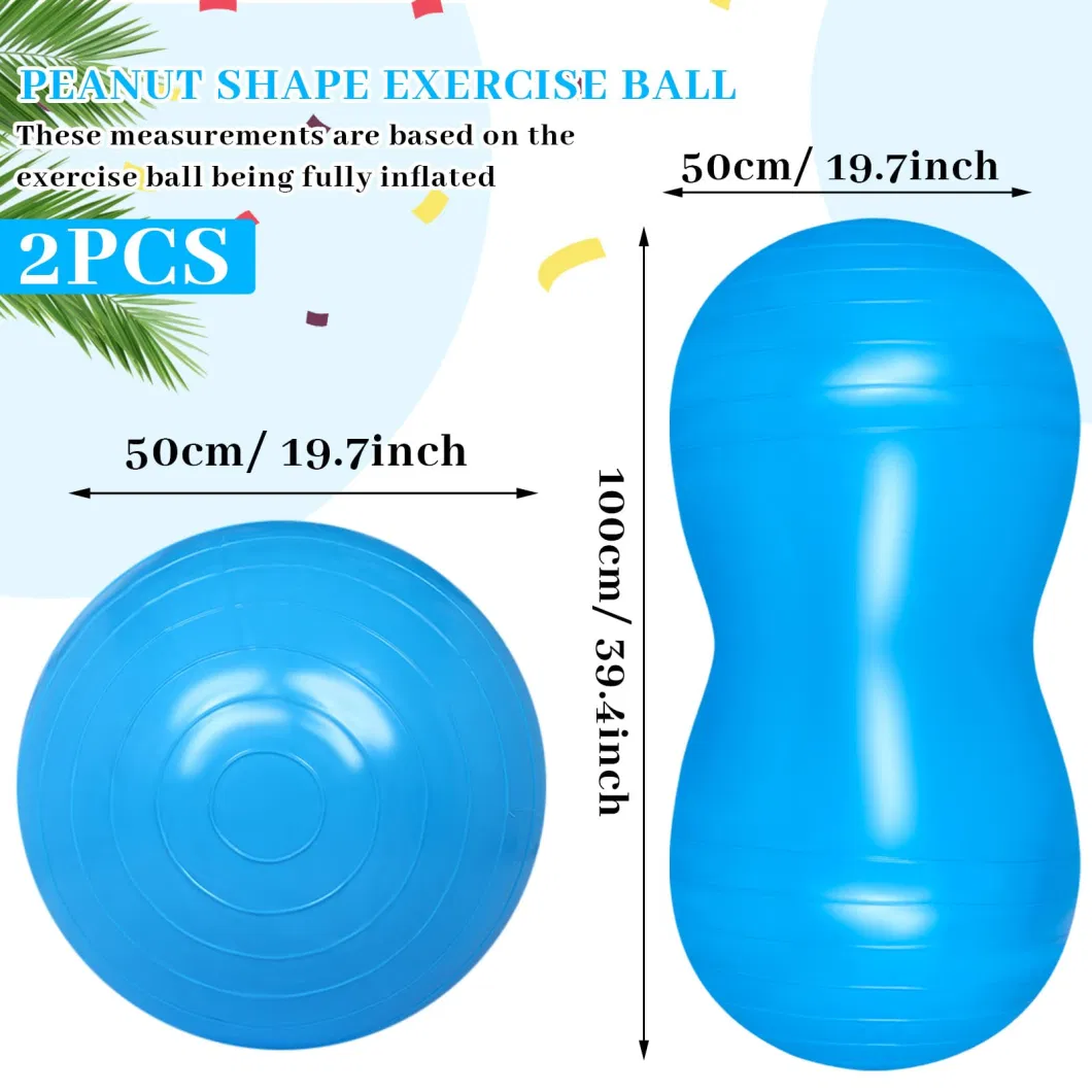 Wholesale Price Gym Exercise Fitness Peanut Shape Anti-Burst Pregnancy Stability Ball