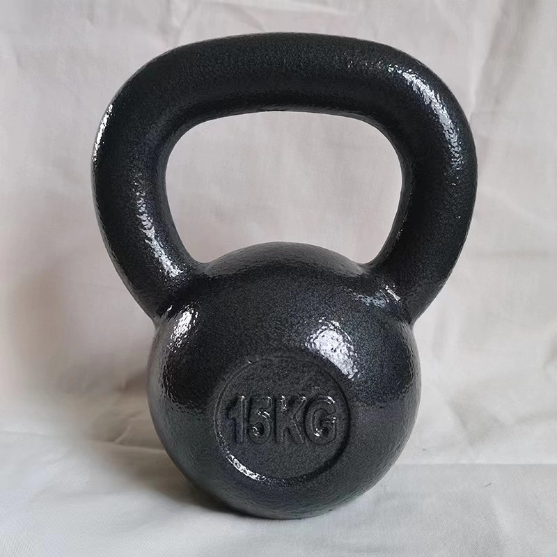 Manufacture Supply Cast Iron Powder Coated Kettlebell Weight Lifting