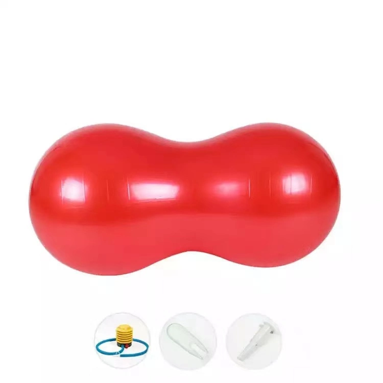 Home Gym Peanut Shape Yoga Massage Ball with Pump