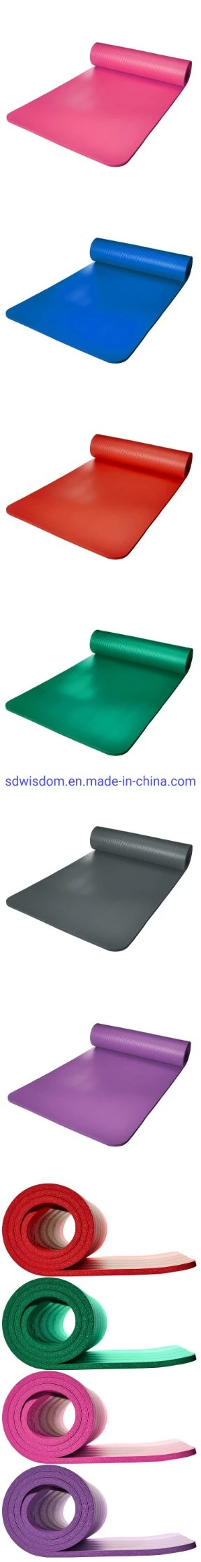 High Foaming Natural TPE Yoga Mat Gym Mats Custom Eco Friendly Anti Slip PU Natural Rubber Yoga Mat