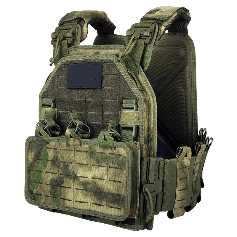 Camouflage Molle Quick Release Light Weight Tactical Gear Chalecos Tactico a Tacs Plate Carrier Tactical Vest