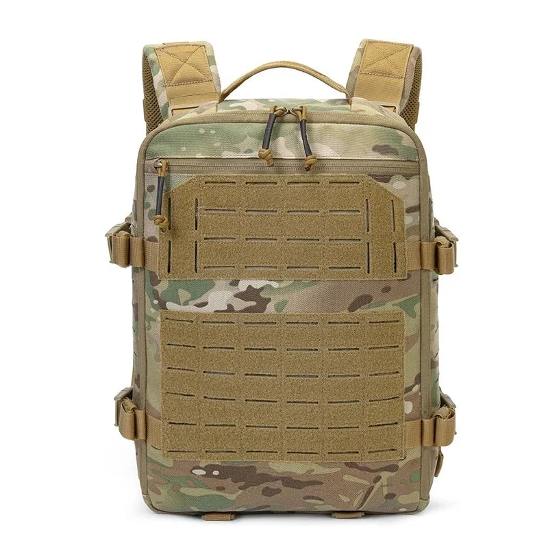 1000d Nylon Tactical Backpack Molle Plate Carrier Bag Military Light Weight Hiking Rucksack Compatible with Tactical Vest